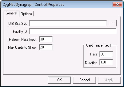 Dynagraph Control General page